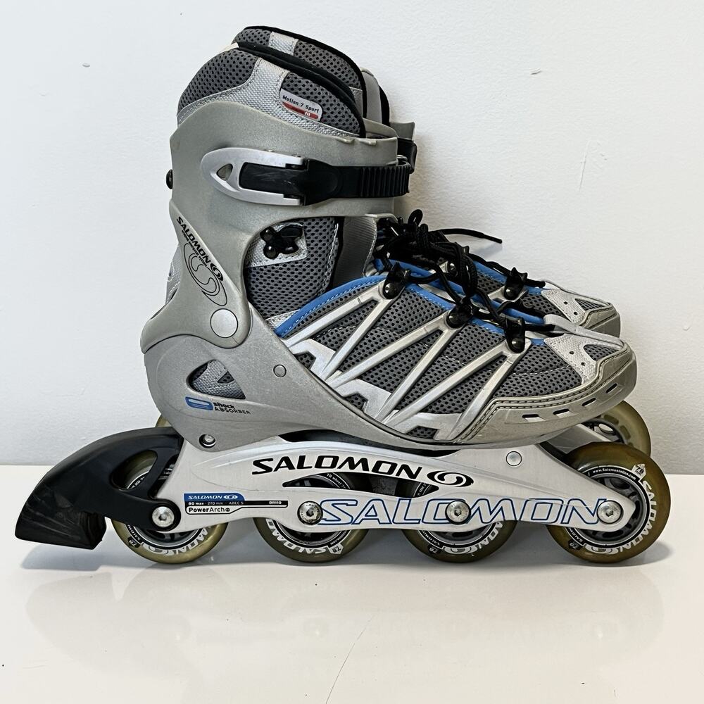Salomon Motion 7 Sport Memo Fit Women's Inline Skates US 9 PowerArch ABEC 5 80mm - Picture 1 of 16